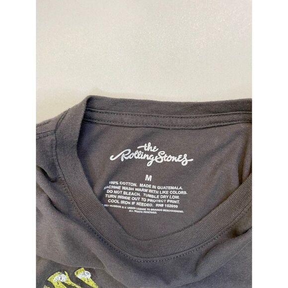 The Rolling Stones Retro Graphic T-shirt Women Medium Music Gray - Picture 4 of 5